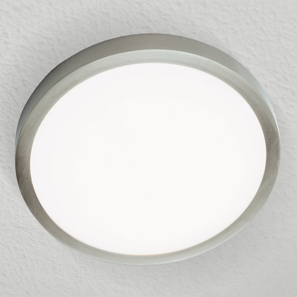 LED taklampe Vika rund matt titan Ø23 cm 22W varmhvit montert