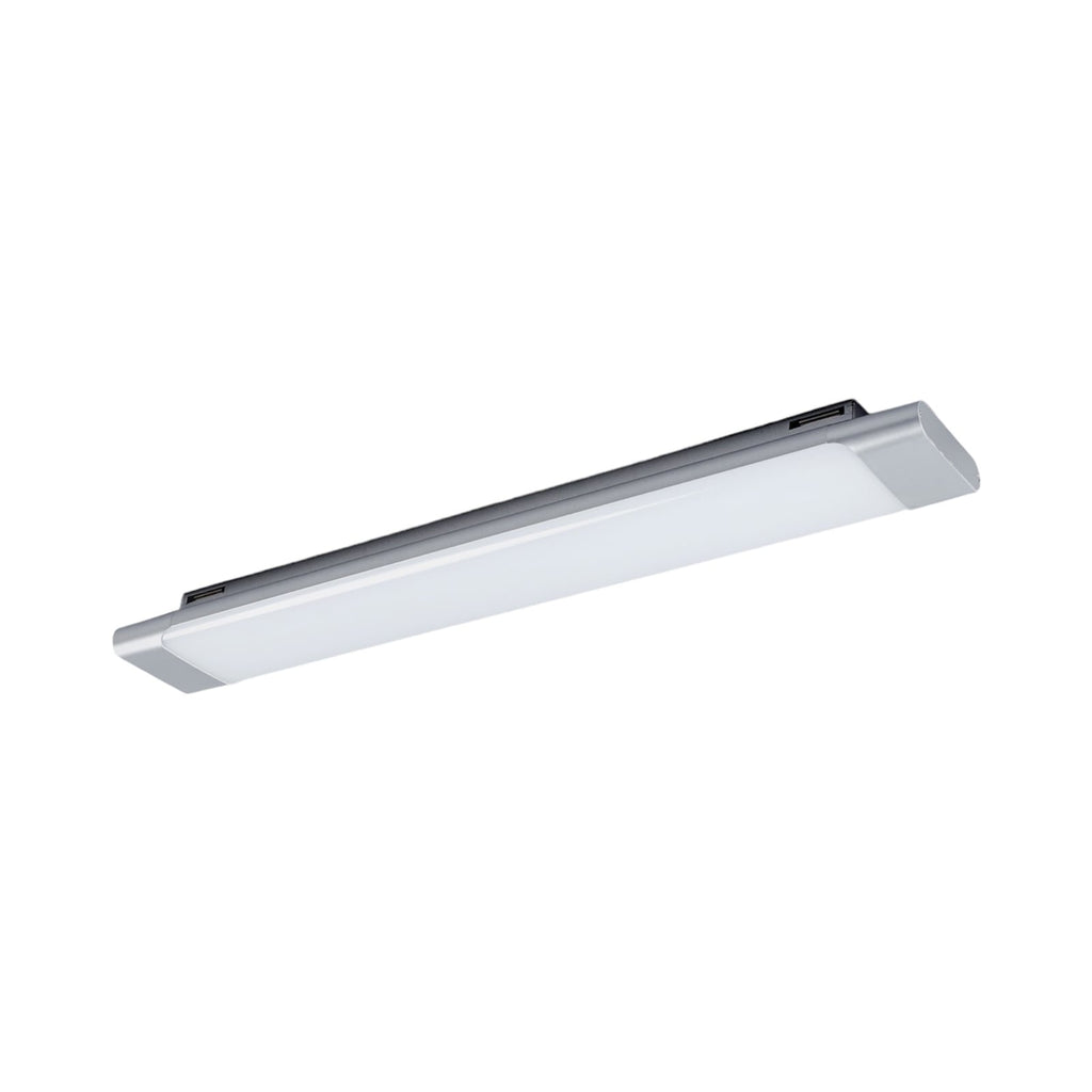 LED taklampe Vinca hvit sølv montert i rom