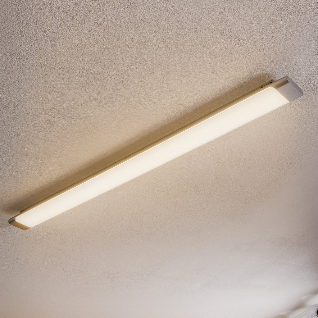 LED taklampe Vinca hvit/sølv bakside