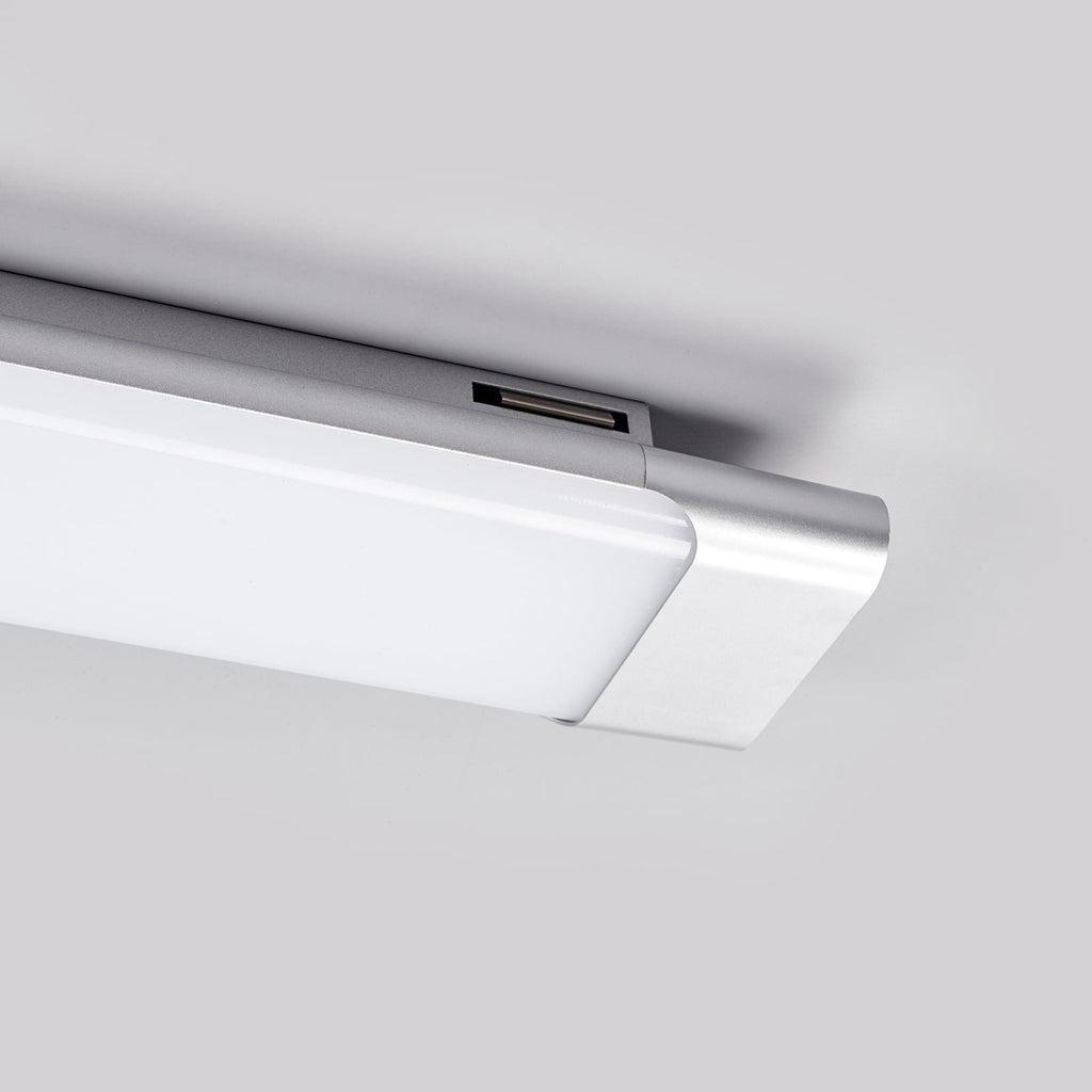 LED taklampe Vinca hvit/sølv detalj