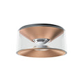 LED taklampe Vior dimbar roségull front