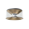 LED taklampe Vior dimbar sandgull Ø13 cm IP54 forfra