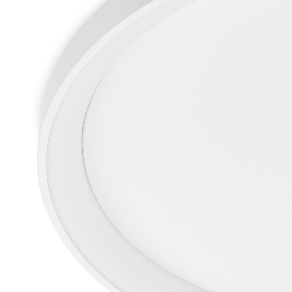 LED taklampe Vivy dimbar hvit metall Ø58 cm nærbilde