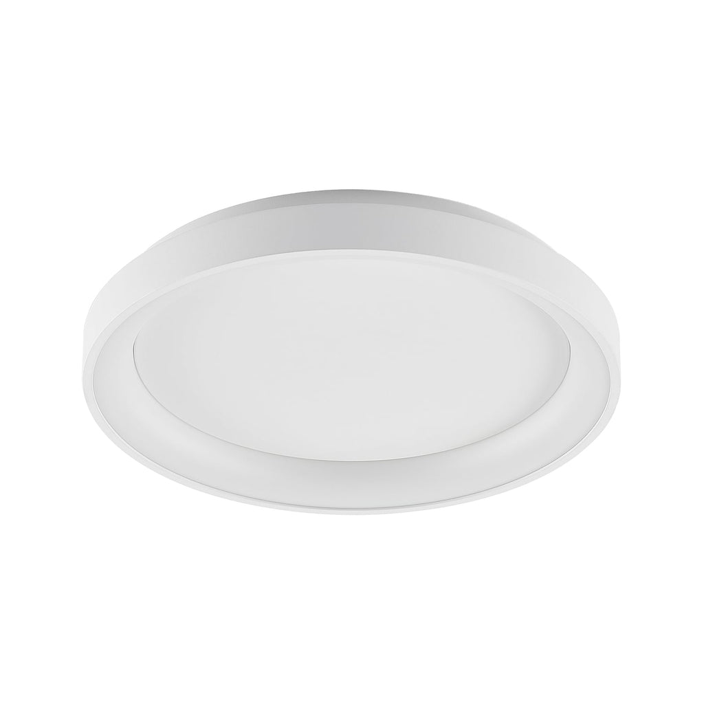 LED taklampe Vivy dimbar hvit metall Ø38 cm sideprofil