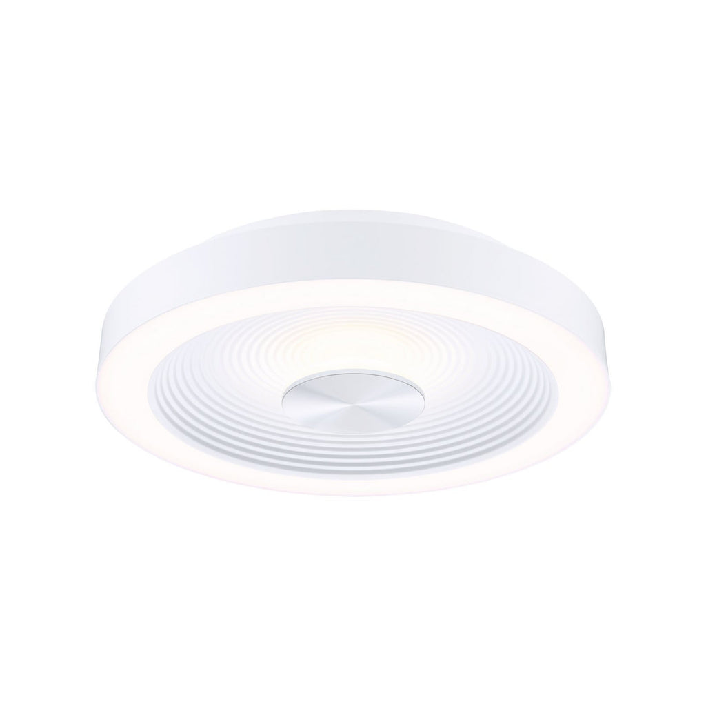 Nærbilde av lyskilde i LED taklampe Volea dimbar hvit/sølv Ø32 cm IP44 Paulmann