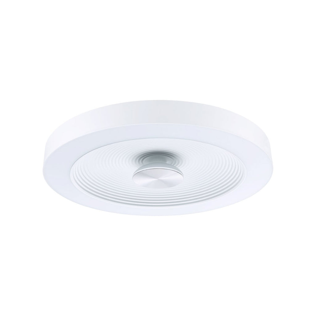 LED taklampe Volea dimbar hvit/sølv Ø40 cm IP44 detalj