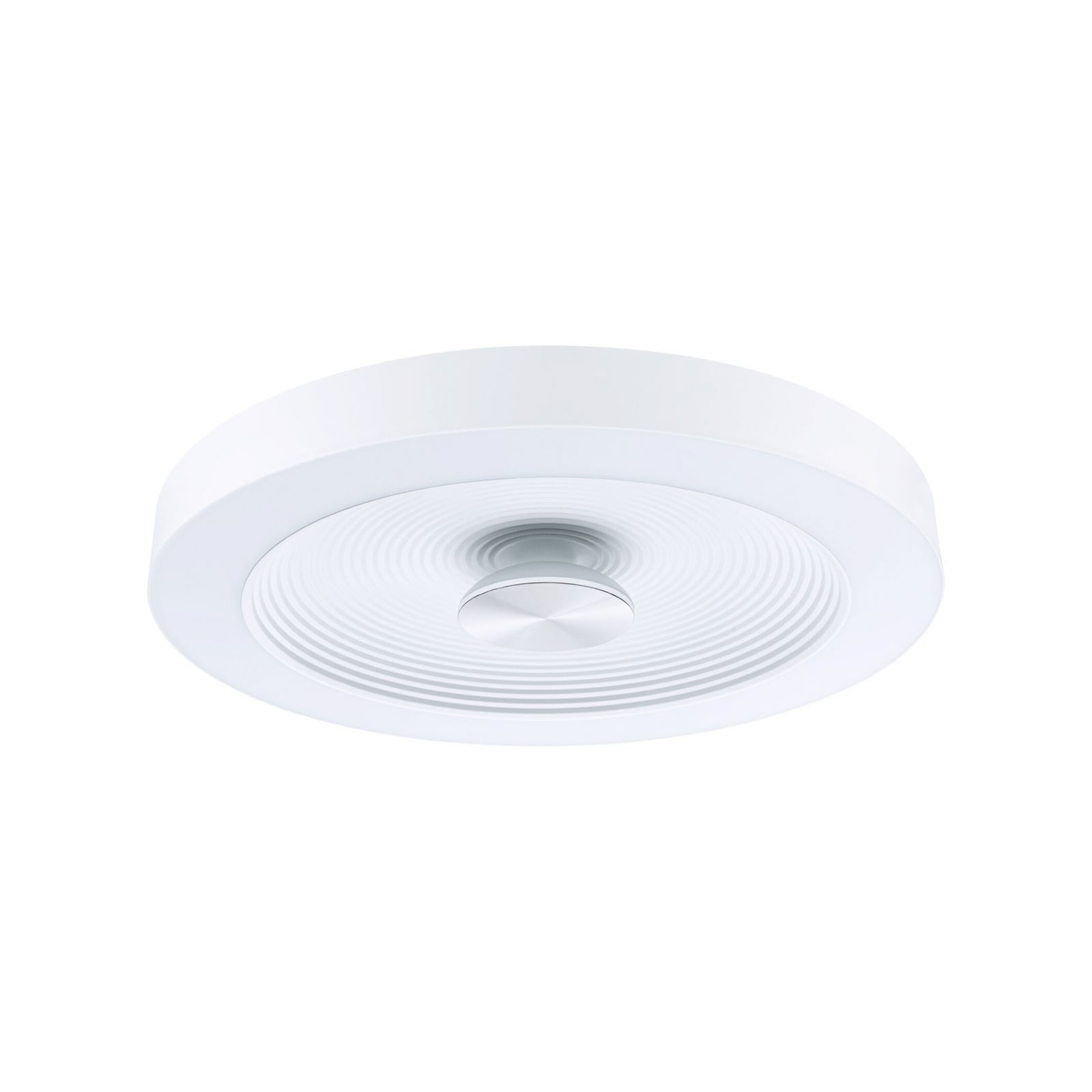 LED taklampe Volea dimbar hvit/sølv Ø40 cm IP44 detalj