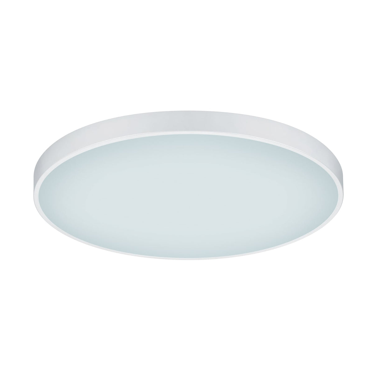 Nærbilde av LED taklampe Waco CCT dimbar matt hvit Ø75 cm 102W metall og akryl