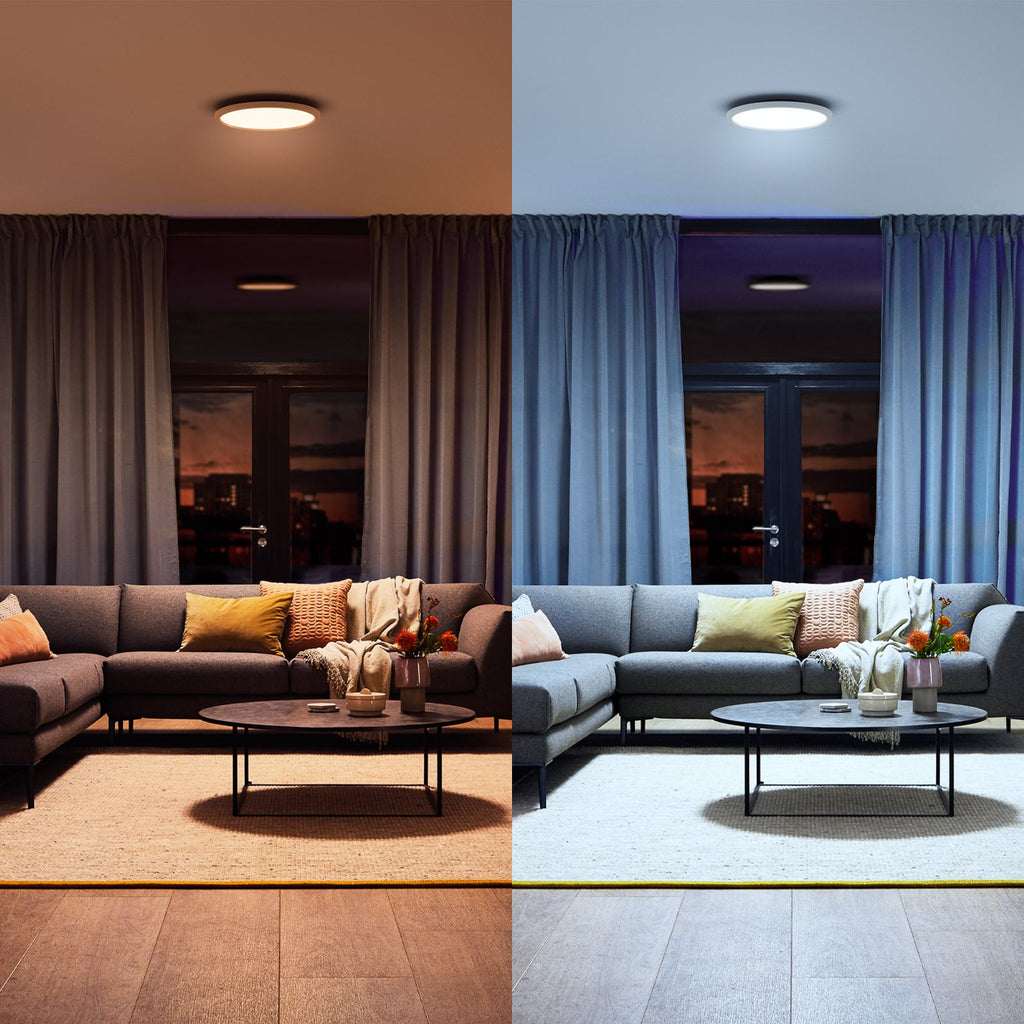 LED-taklampe White Ambiance Aurelle bakside