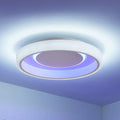 LED taklampe Wikani dimbar RGB CCT fjernkontroll Ø49 cm forfra