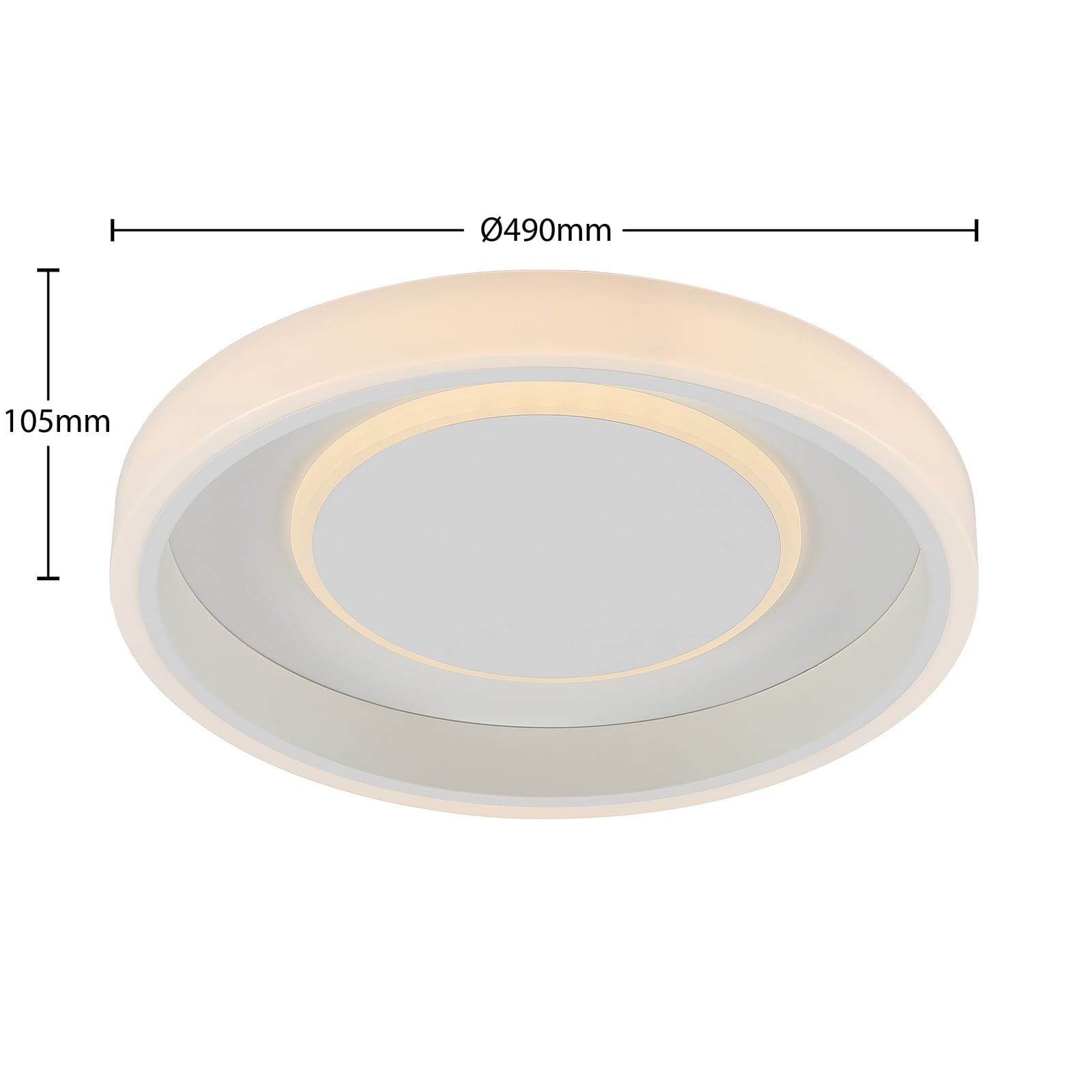 Montering av LED taklampe Wikani dimbar RGB CCT fjernkontroll