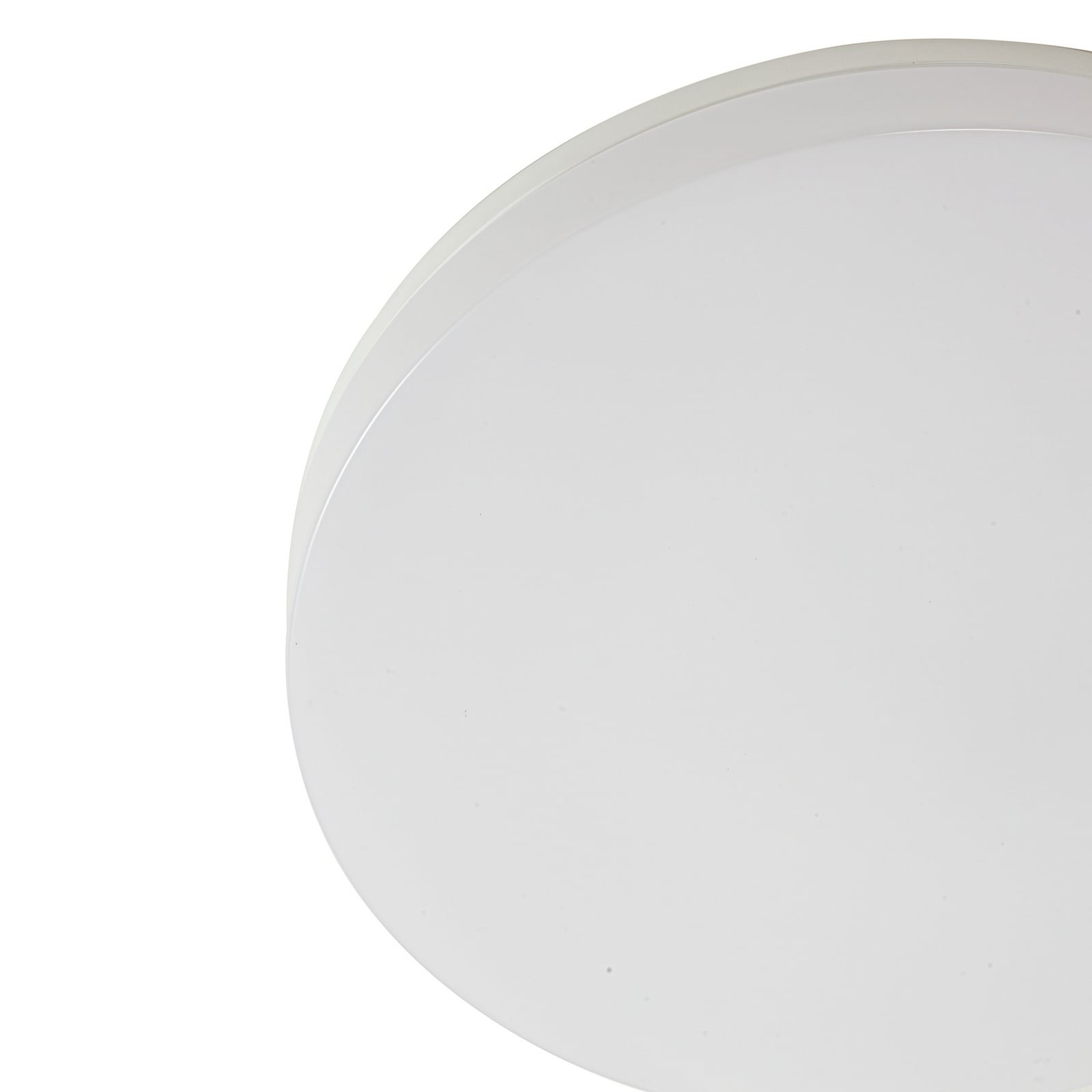 Nærbilde av LED taklampe Wynion CCT dimbar hvit bryter