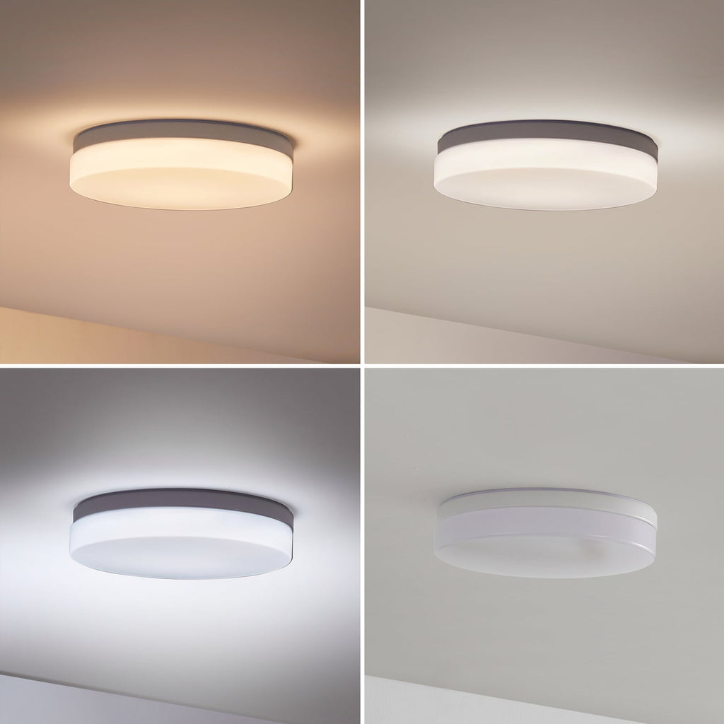 LED taklampe Wynion CCT dimbar hvit med lyset på