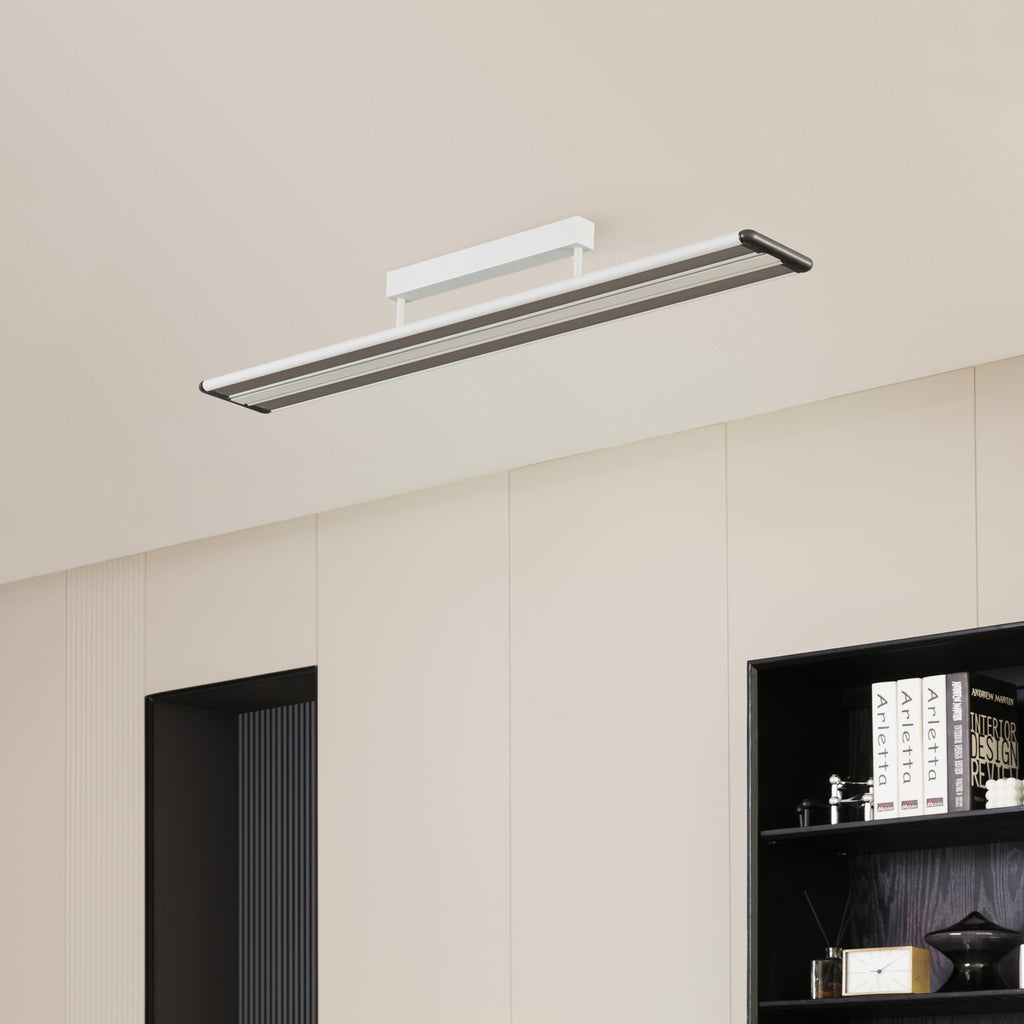 LED taklampe Yuela DALI dimbar hvit 120 cm 45W bakside