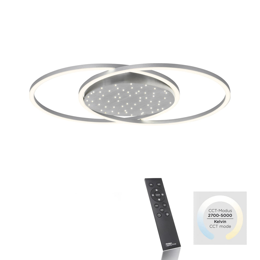 LED taklampe Yuki CCT dimbar lysstyrkejustering med fjernkontroll
