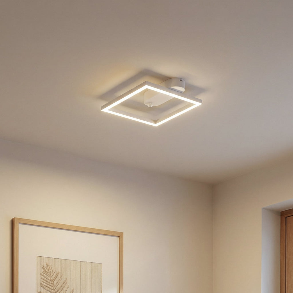 LED taklampe Yulla med bevegelsessensor hvit bakside