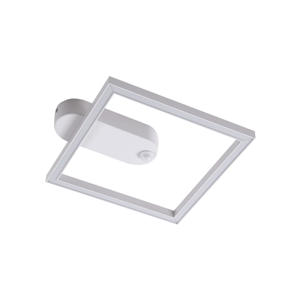 Montert LED taklampe Yulla med bevegelsessensor hvit i tak