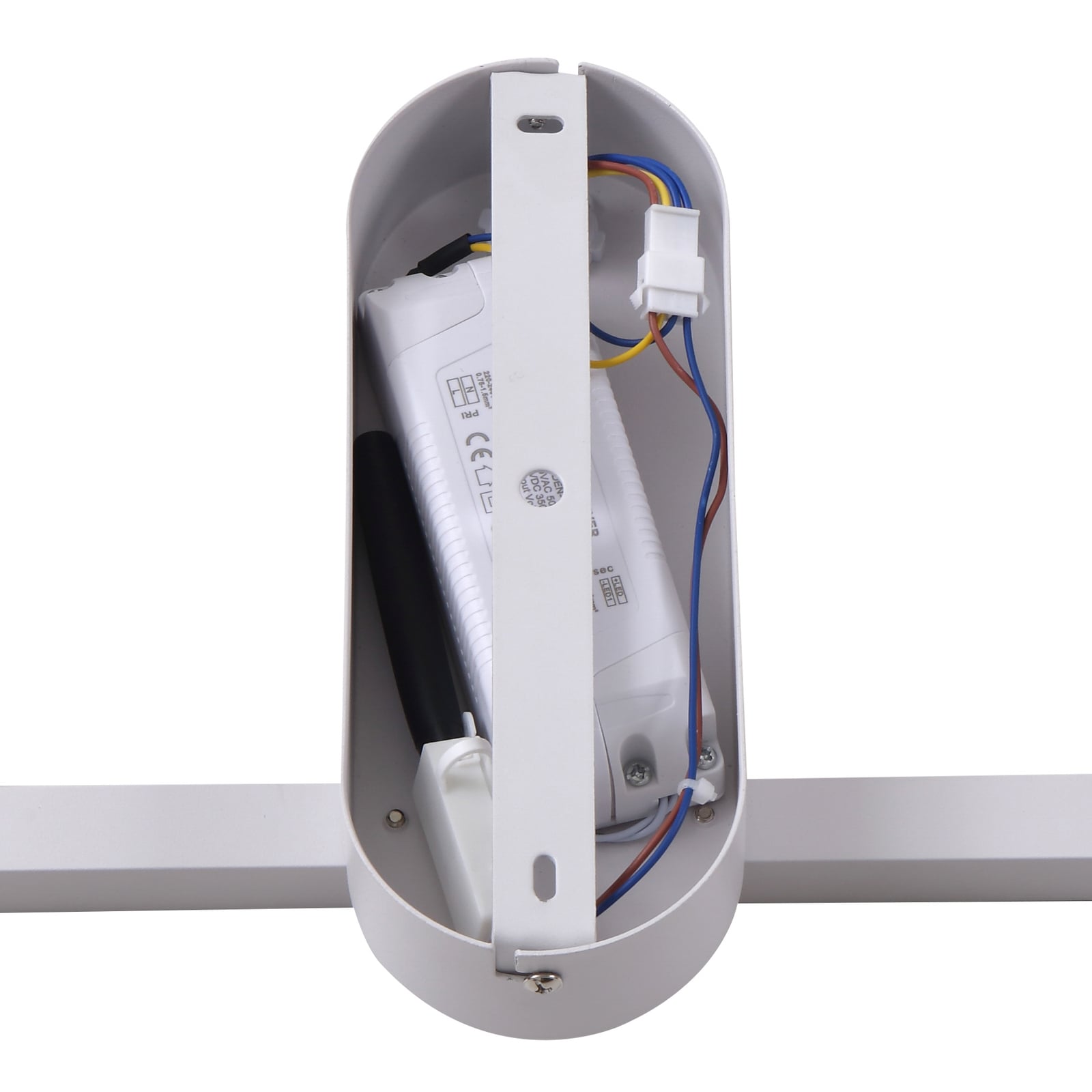 LED taklampe Yulla med bevegelsessensor hvit materialdetalj