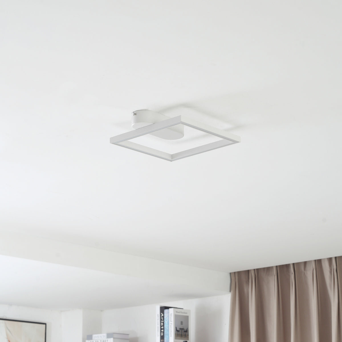 LED taklampe Yulla hvit aluminium detalj av materialer