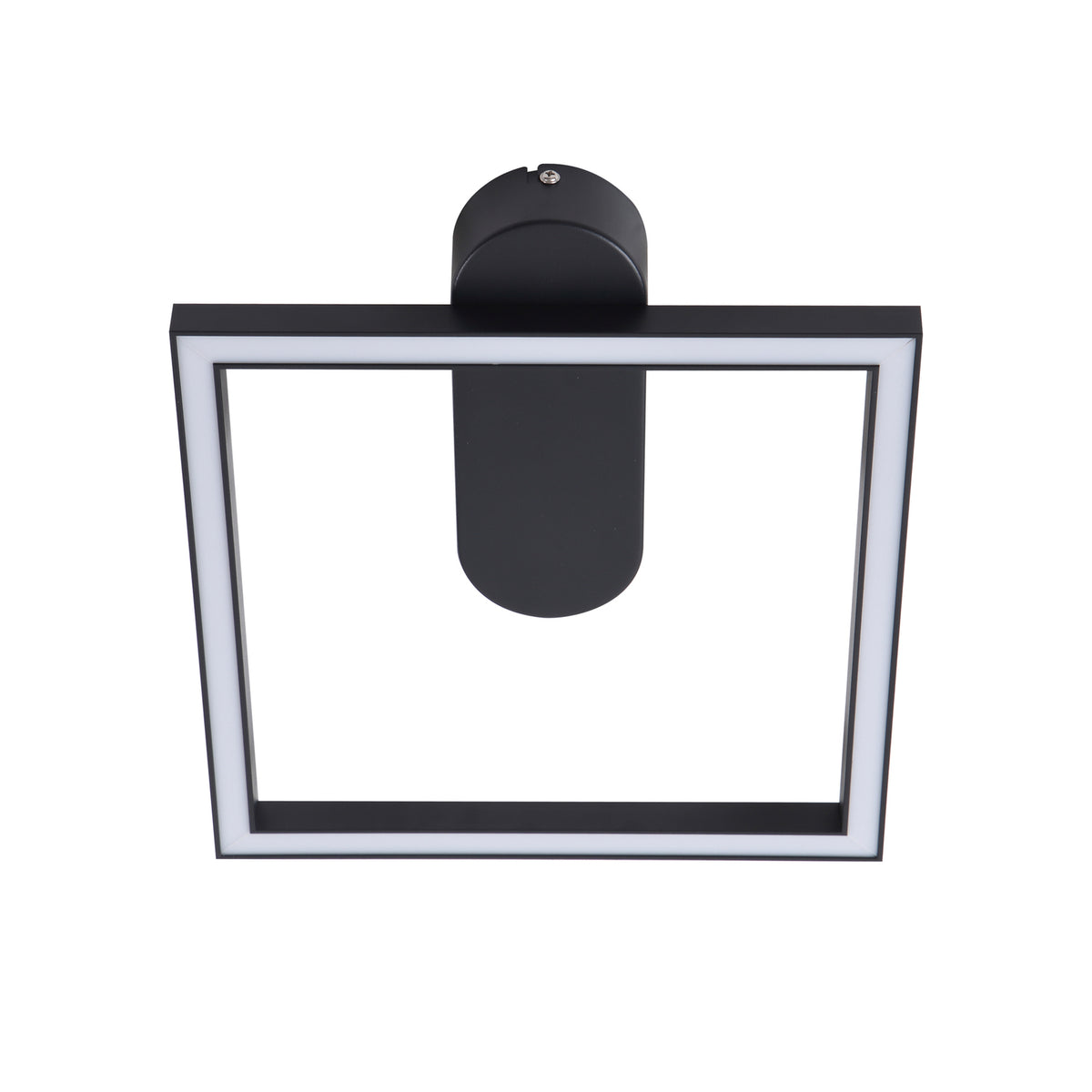 LED taklampe Yulla svart aluminium montert i rom