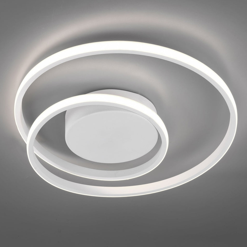 LED taklampe Zibal dimbar hvit matt forfra