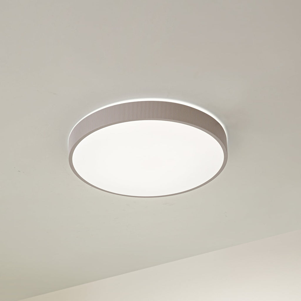 LED taklampe Zylo lysegrå Ø49 cm forfra