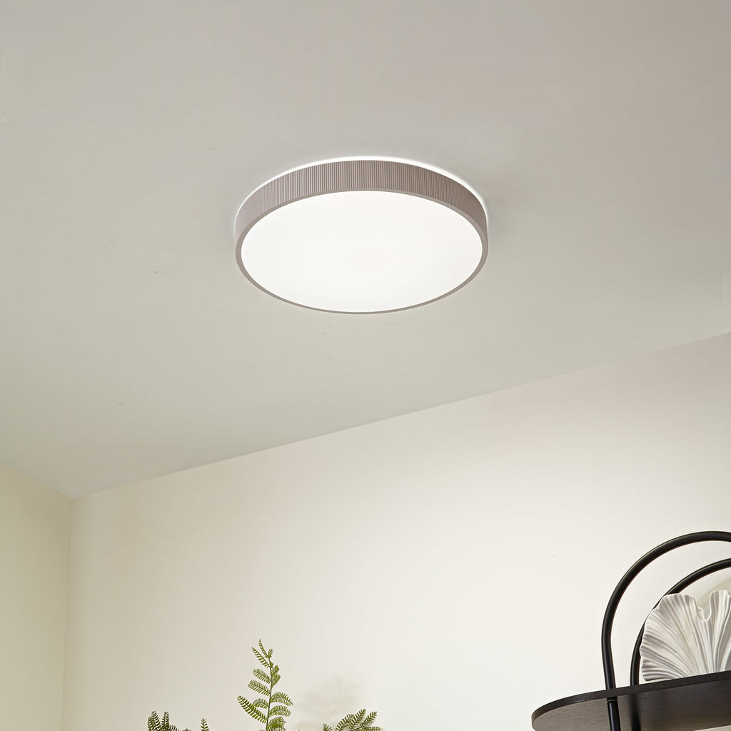 LED taklampe Zylo lysegrå Ø49 cm bakside