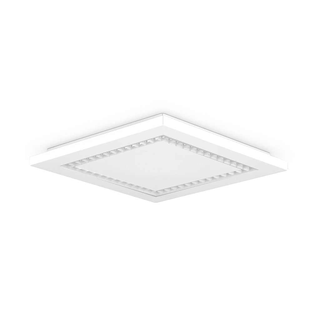 LED takpanel ALQ hvit dimbar 30x30 cm 15W nøytralhvit EVN montert i rom