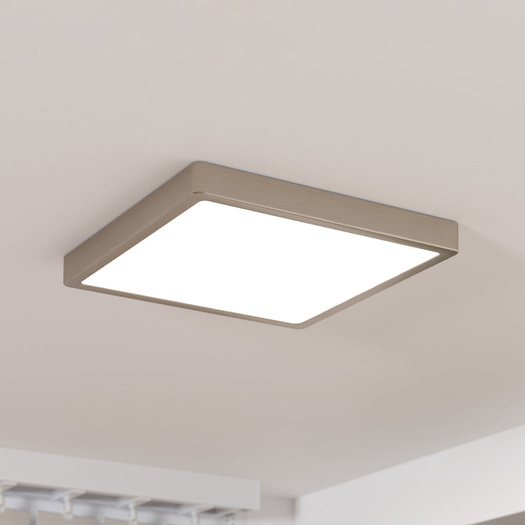 LED takpanel Fueva 5 matt nikkel forfra