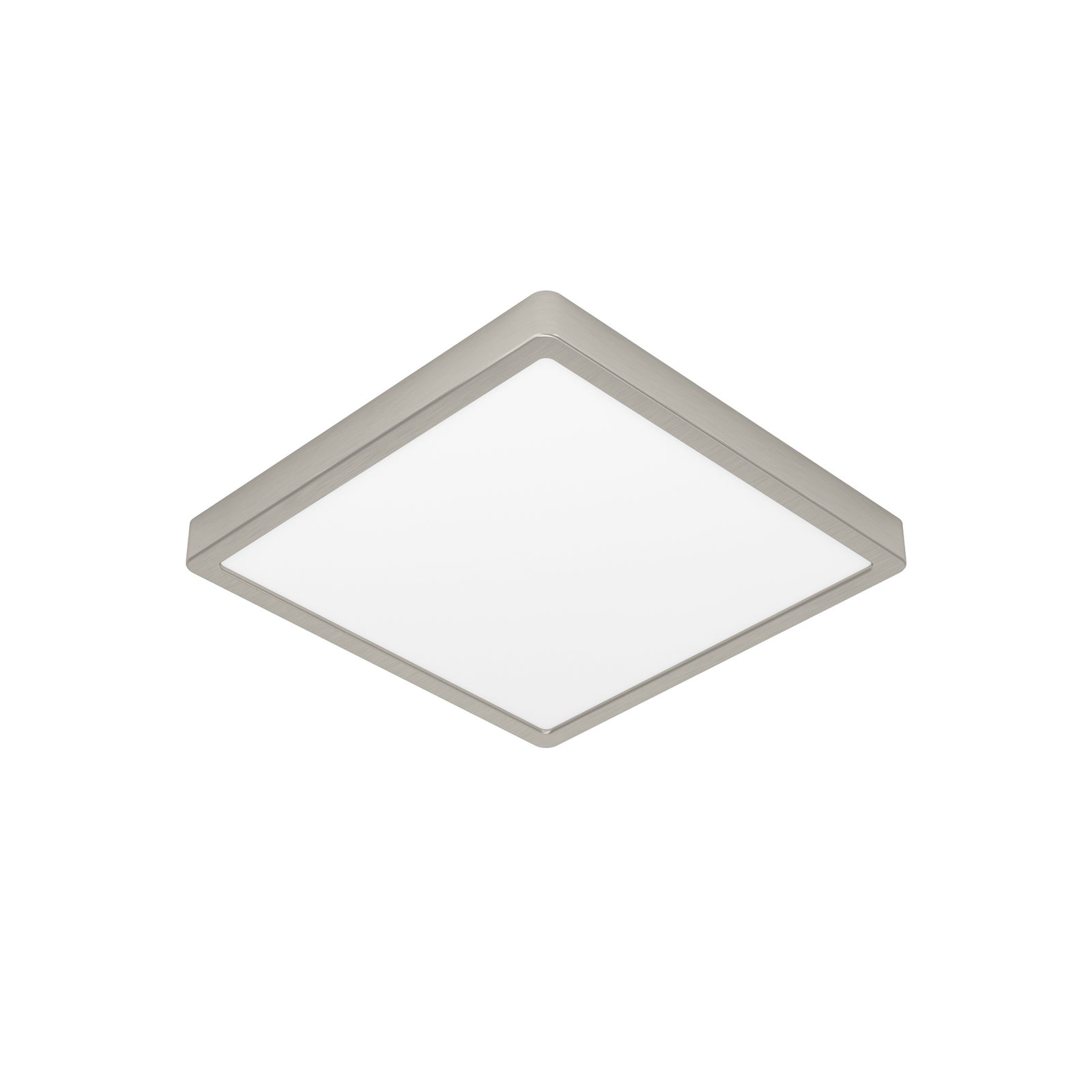 LED takpanel Fueva 5 matt nikkel montert i tak