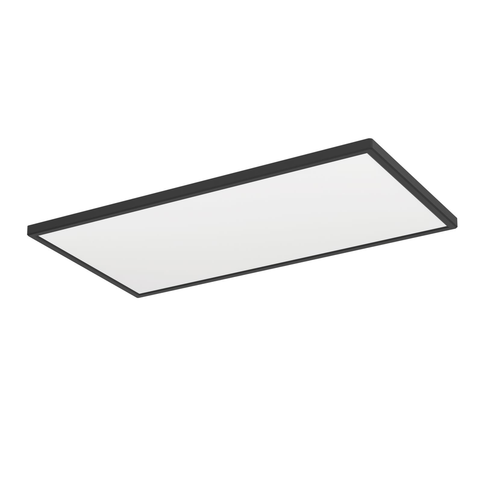 LED takpanel Rovito-Z svart 57x30 cm dimbar RGB IP44 - nærbilde av lys