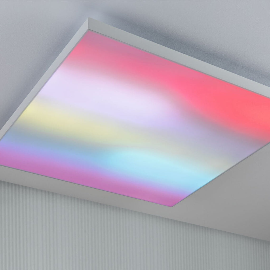 LED takpanel Velora Rainbow 60x60 cm RGBW fjernkontroll fjernkontroll