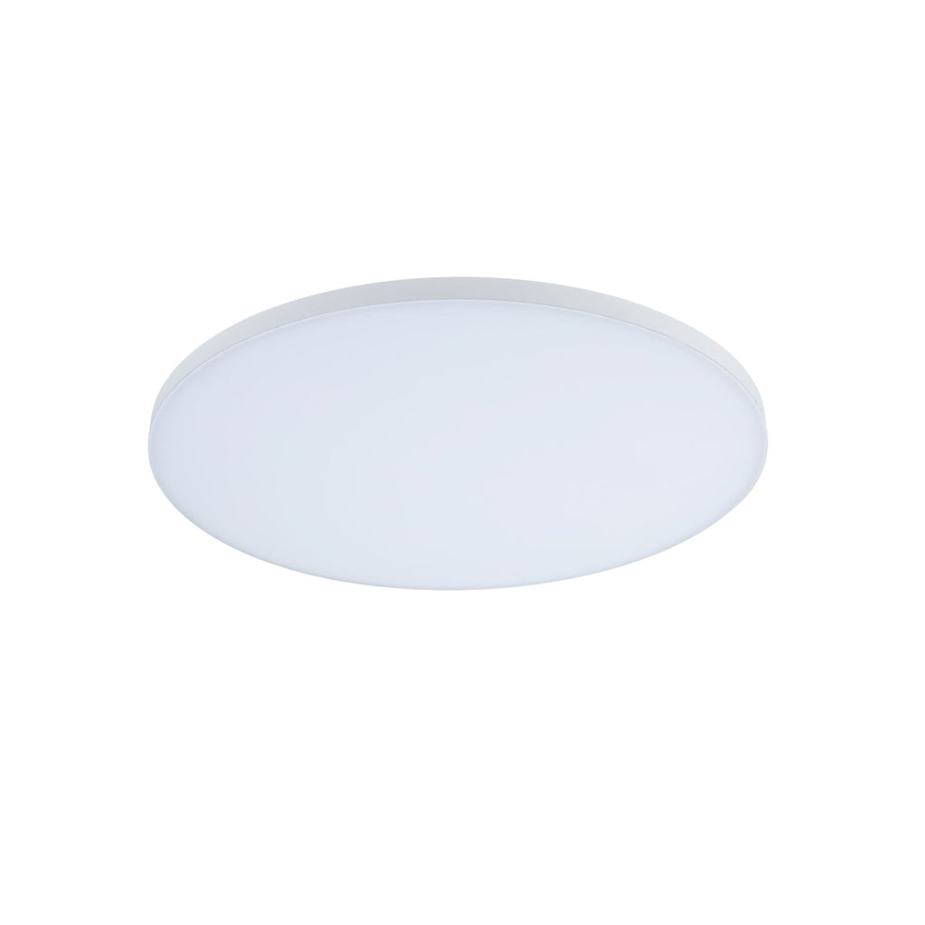 LED takpanel Velora rund dimbar CCT Zigbee Ø60 cm hvit montert i tak