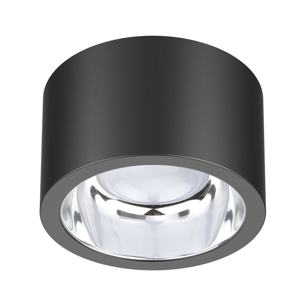 LED takspot ALG54 rund dimbar antrasitt 25W IP54 forfra
