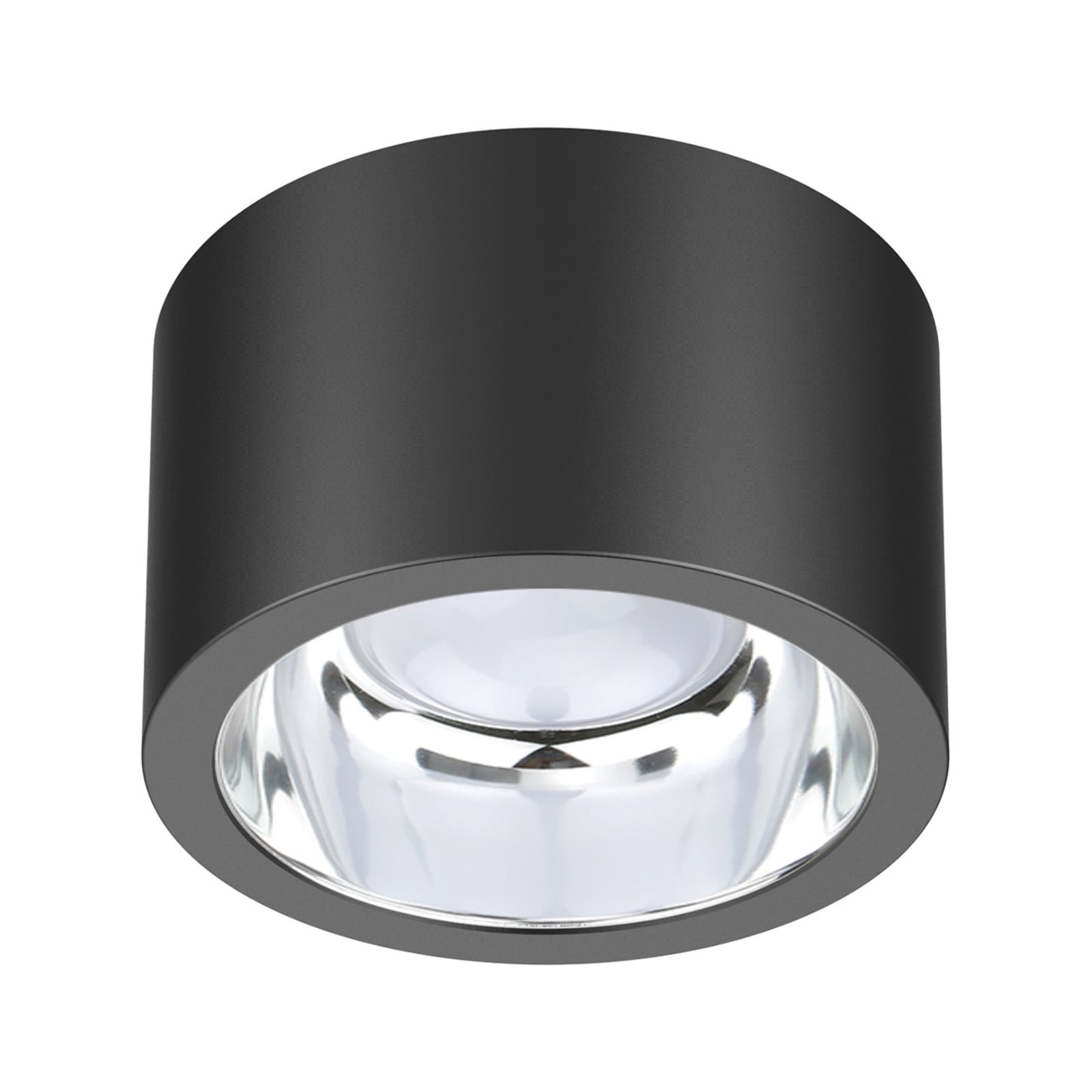 LED takspot ALG54 rund dimbar antrasitt 25W IP54 forfra