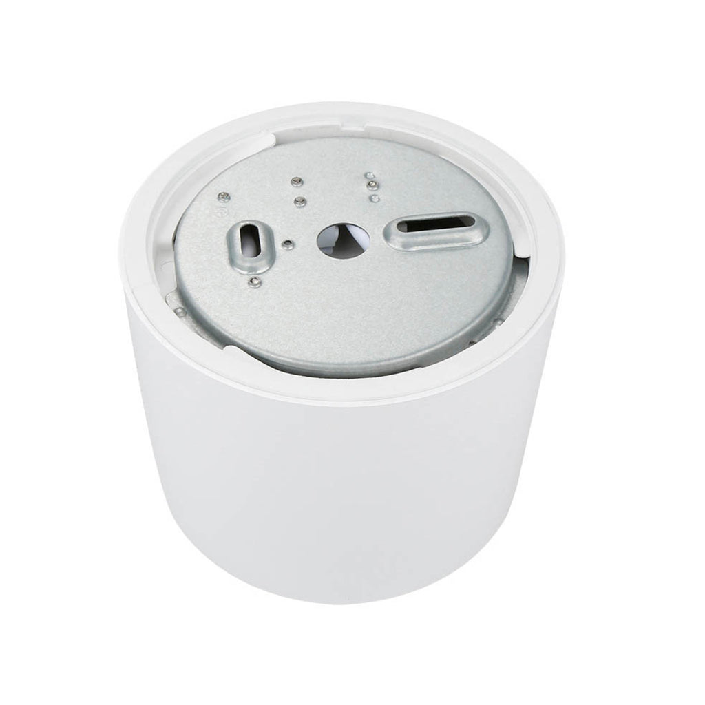 LED takspot ALG54 rund hvit 13W IP54 dimbar Ø21 cm montert