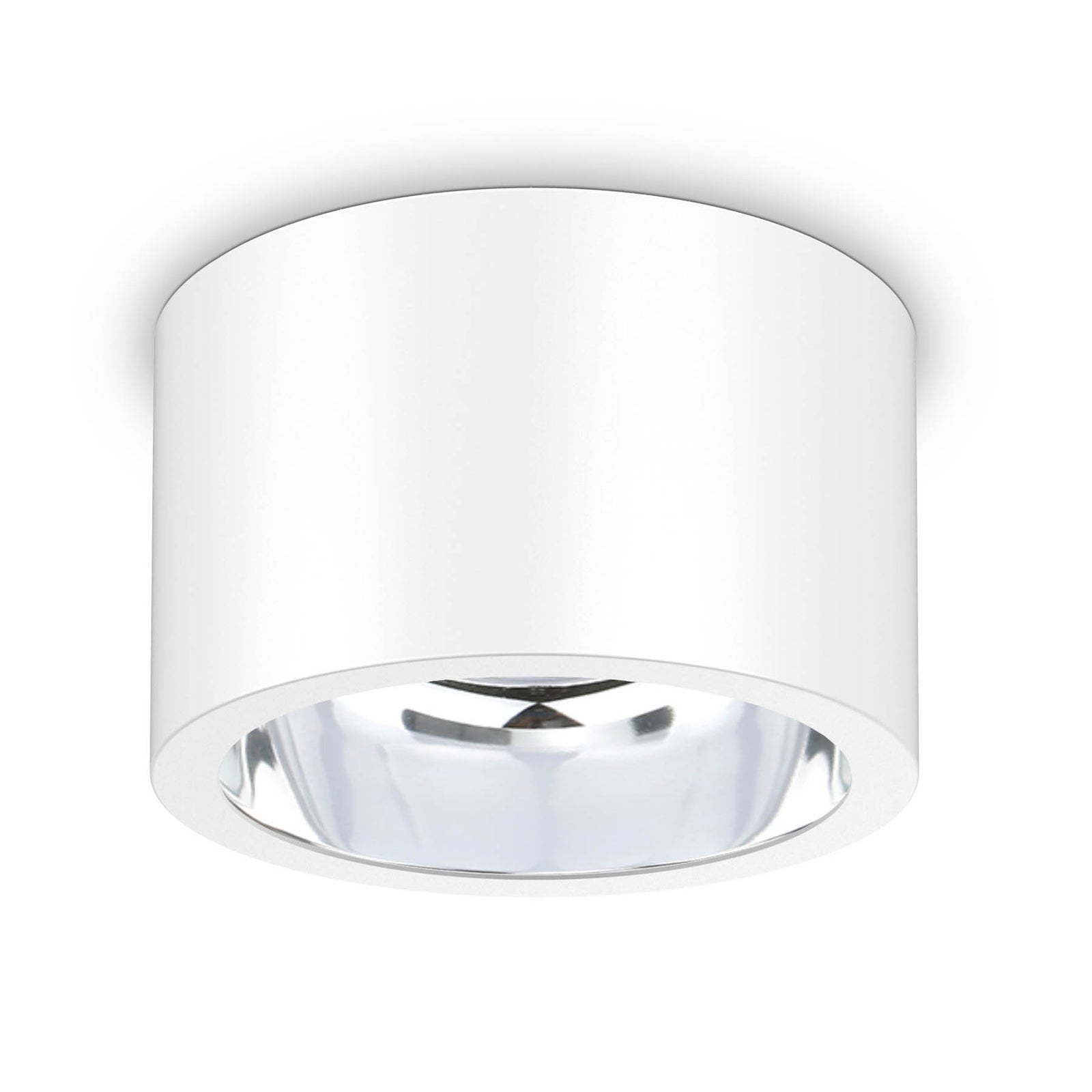 LED takspot ALG54 rund hvit 13W IP54 dimbar Ø21 cm lys utslipp