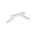 LED takspot Ambala 2-lys hvit metall CCT dimbar forfra