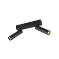 LED takspot Ambala 2-lys svart CCT dimbar metall forfra