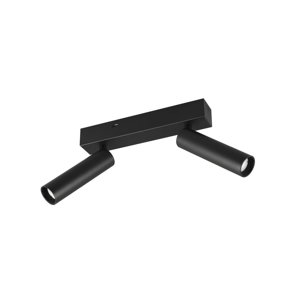 Detalj av LED takspot Ambala 2-lys svart CCT dimbar metall