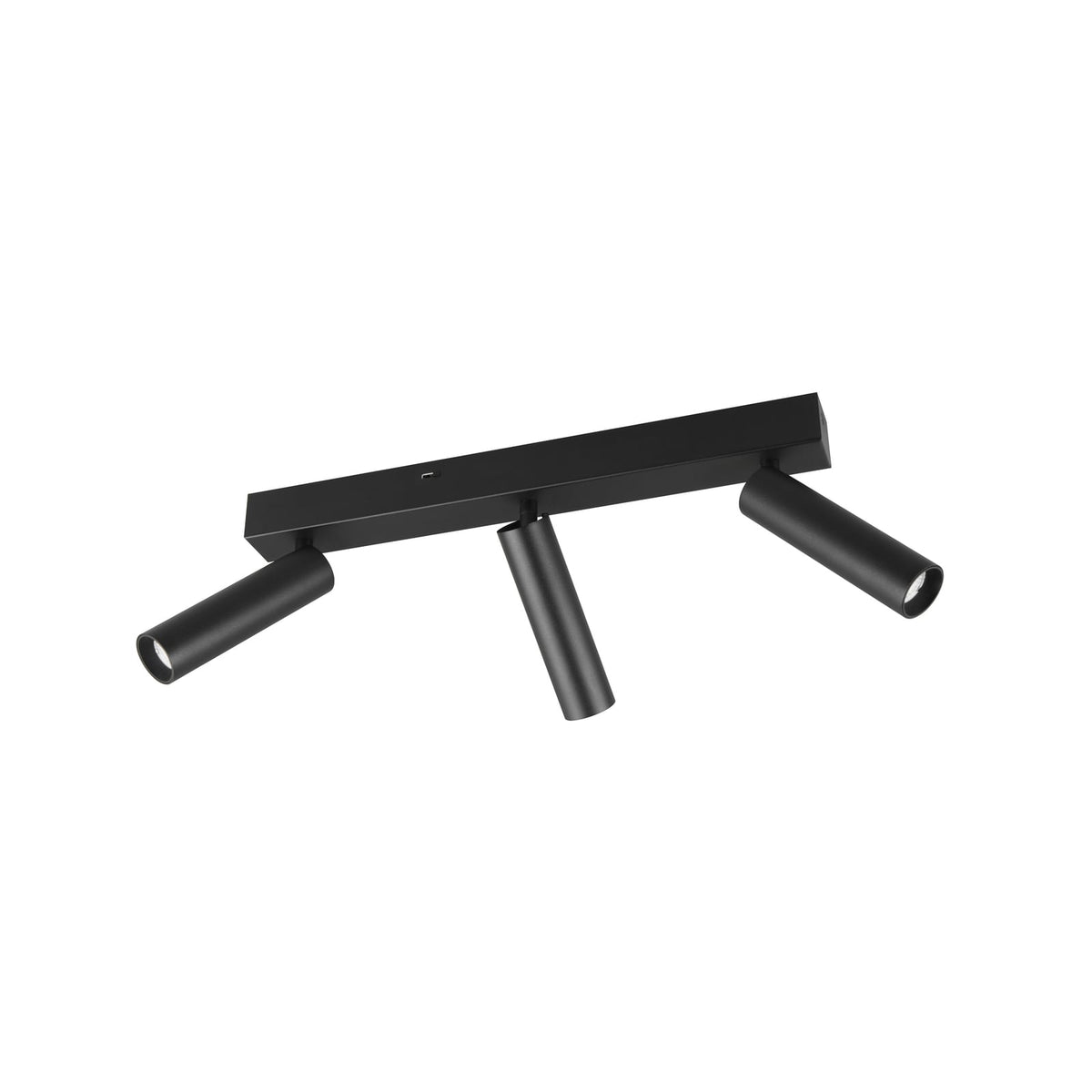 LED takspot Ambala 3-lys svart metall CCT dimbar detalj av lamper