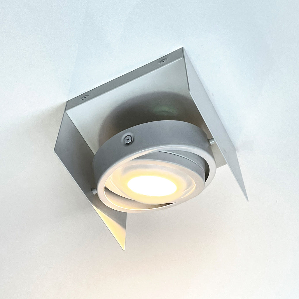 LED takspot Cardano 1-lys hvit stål dimbar GX53 bakside