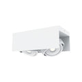 LED takspot Cardano 2-lys dimbar hvit stål GX53 forfra