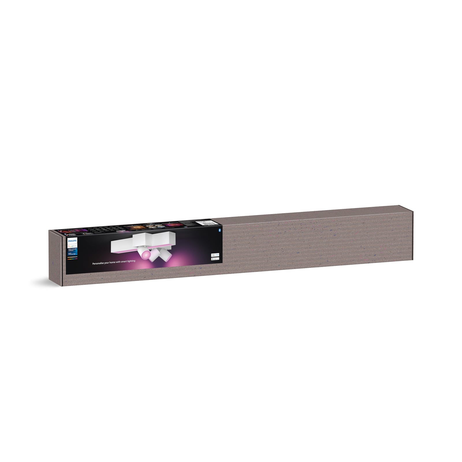 Smart styring av LED takspot Centris Cross 3-lys hvit RGB CCT GU10 Philips Hue via app