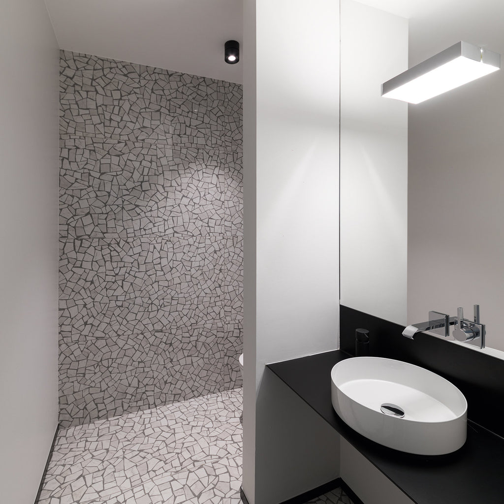 LED takspot Clippo dim-to-warm svart aluminium Ø10 cm detalj