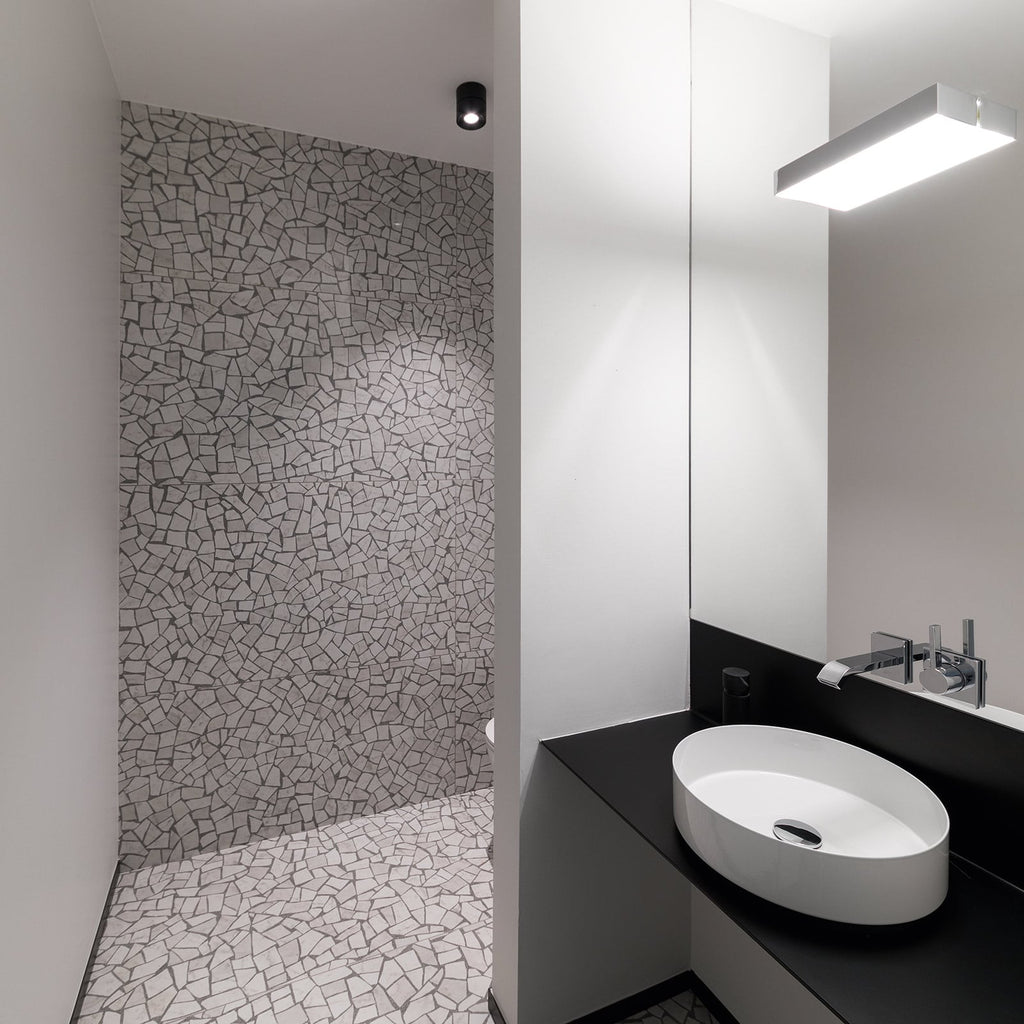 LED takspot Clippo dim-to-warm svart aluminium Ø10 cm detalj