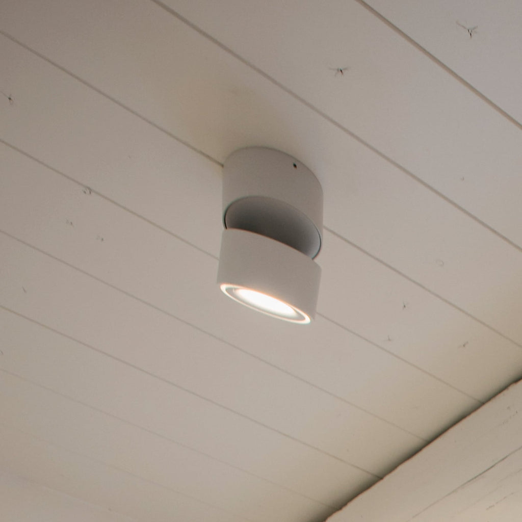 LED takspot Clippo dimbar dim-to-warm hvit Ø10 cm 13W forfra