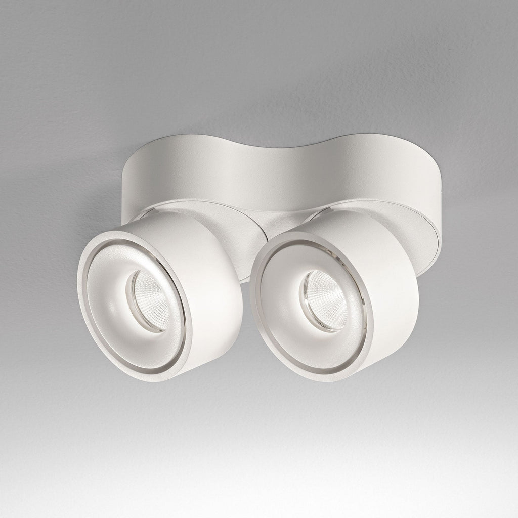Detalj av LED takspot Clippo Duo 2-lys dimbar hvit