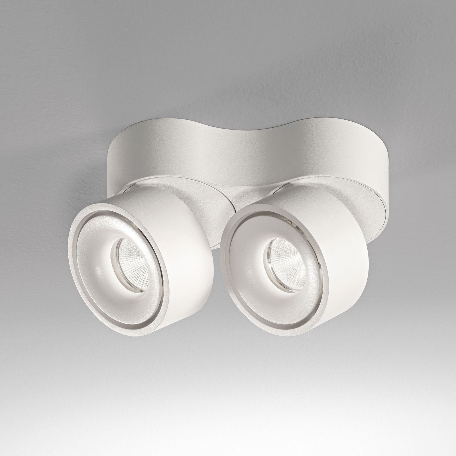 Detalj av LED takspot Clippo Duo 2-lys dimbar hvit