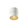LED takspot Clippo dim-to-warm hvit/gull 13W Egger Licht forfra